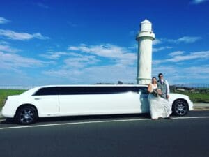 Chrysler Stretch limo wedding hire Wollongong